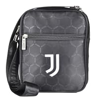 Tasche mit Juve-Logo bedruckt 50% NY 50% PVC Offizielles Produkt JUVENTUS 133414 Schwarz