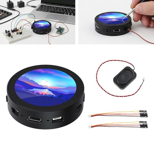 Placa de desarrollo Tipo C RP2350 multifunción con pantalla redonda 2