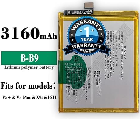 Image of Original B-B9 Battery for vivo v5 1611 / X9 / X9i / X9 Plus Battery with 1 Year Warranty*** (G0094)