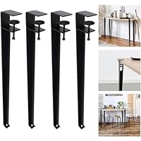 Amazon | テーブル脚 4本セット家具 金属製の家具の脚 調節可能 F字型