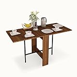 Versátil, multifuncional y práctica La mesa de la cocina es práctica y multifuncional, por lo que es adecuada para diferentes propósitos. La mesa plegable es ideal como mesa de balcón, mesa de comedor, escritorio y mesa de jardín. Puedes colocar la mesa en la sala de estar, el jardín, el estudio, el balcón, la terraza, la cocina o el comedor.