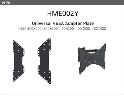 Hyb Apter Plate 400X400 Vesa Adapters Extenders Converts Lcd Led Tv Wall Mount For 12-42 Inch Tvs And Flat Panels Up To 40 Lbs thumb #1