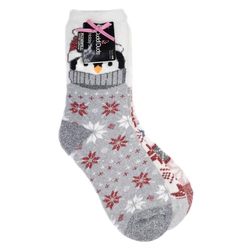Image of Cuddl Duds Ladies Super Soft Warm Comfortable Multipack Gift Lounge Socks