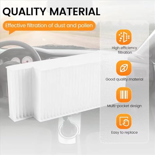 Filtro de aire acondicionado para Jeep Wrangler 2011-2017: mayor flujo de cabina 3