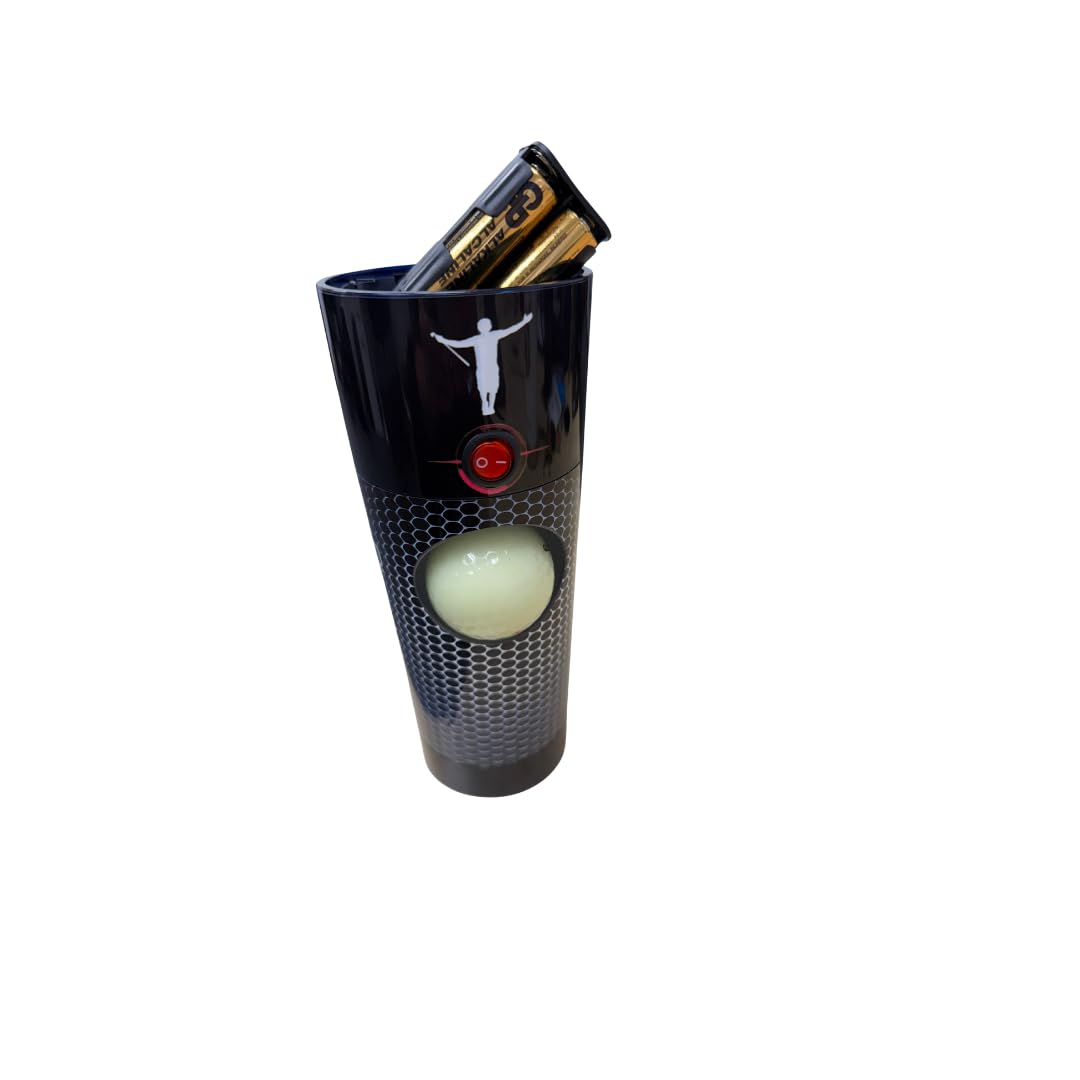 GlowGear Golf - GlowV1 Glow Ball Charger Light Pack With Refills, Rechargeable Light Up Balls, Accessories for Women & Men, Includes 4 AA Batteries