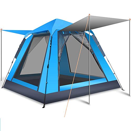 Tentes d'alpinisme automatiques pour bivouac en haute montagne sous la pluie intense