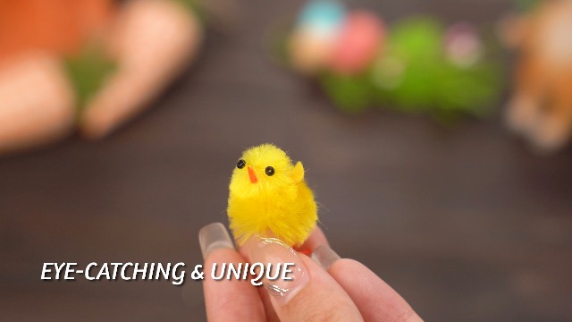 IMIKEYA 36 Pcs Easter Chicks - Soft Plush Stuffed Mini Chickens For Party Decor