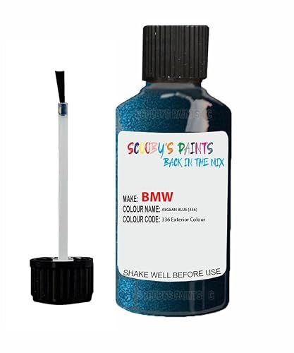 Scoobys Paints Back In The Mix Aegean Blue Touch Up Paint For Bmw 336 Metallic