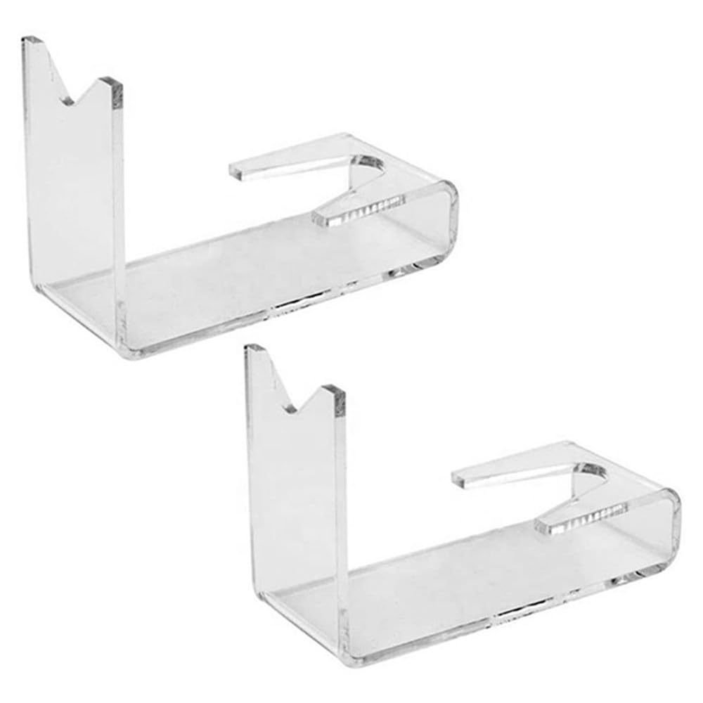 DONGKER Supporto per Pistole, 2 Pezzi Porta Pistola in Acrilico Trasparente, Supporti per Pistole Revolver, Modello di Pistola Giocattolo