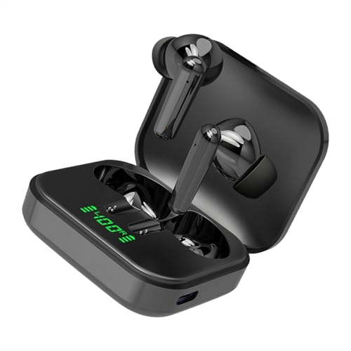 Auricolari senza fili con cancellazione del rumore auricolari wireless Blue-Tooth V5.3 con microfono integrato per chiamate chiare lunga durata di riproduzione