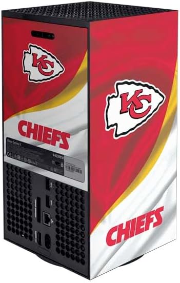 Skinit Decal Gaming Skin Compatible with Xbox Series X Bundle - Officially Licensed NFL Kansas City Chiefs Design