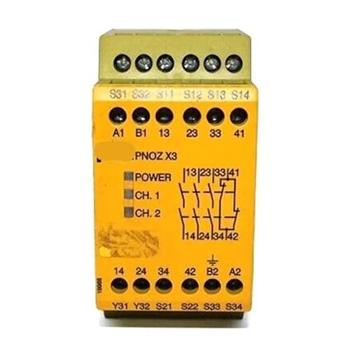 Module de sécurité 24V double canal 3NO 1NC 774310 pour automatisme d'usine