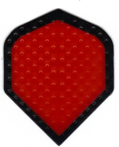 25 Sets #3097 AmeriThon Red Embossed "No Stinking Logos" Dart Flights