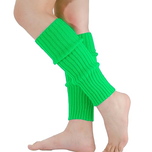 Image of Neon 80s Costumes - Pink Leg Warmers for Winter