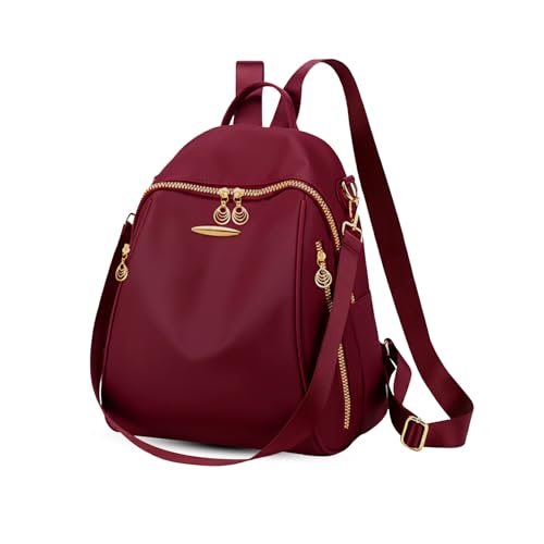 CLASSIC SMUGGLER Backpack Bags for Women/Girls Stylish Shoulder Sling Handbag Purse Office Travel College Daily-Use Convertible 13 Inch Laptop Backpacks Corporate - Pack of 1 (Wine Red)