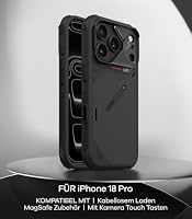 Aulumu A18 Robuste Stoßfeste Hülle für iPhone 18 Pro aus Aramidfaser – Ansicht 2