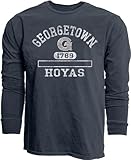 Dieses georgetown gefärbte, ringgesponnene T-Shirt hat eine hochwertige Vintage-Grafik perfekt für jeden Hoyas-Fan, der es liebt, seinen Teamstolz zu zeigen