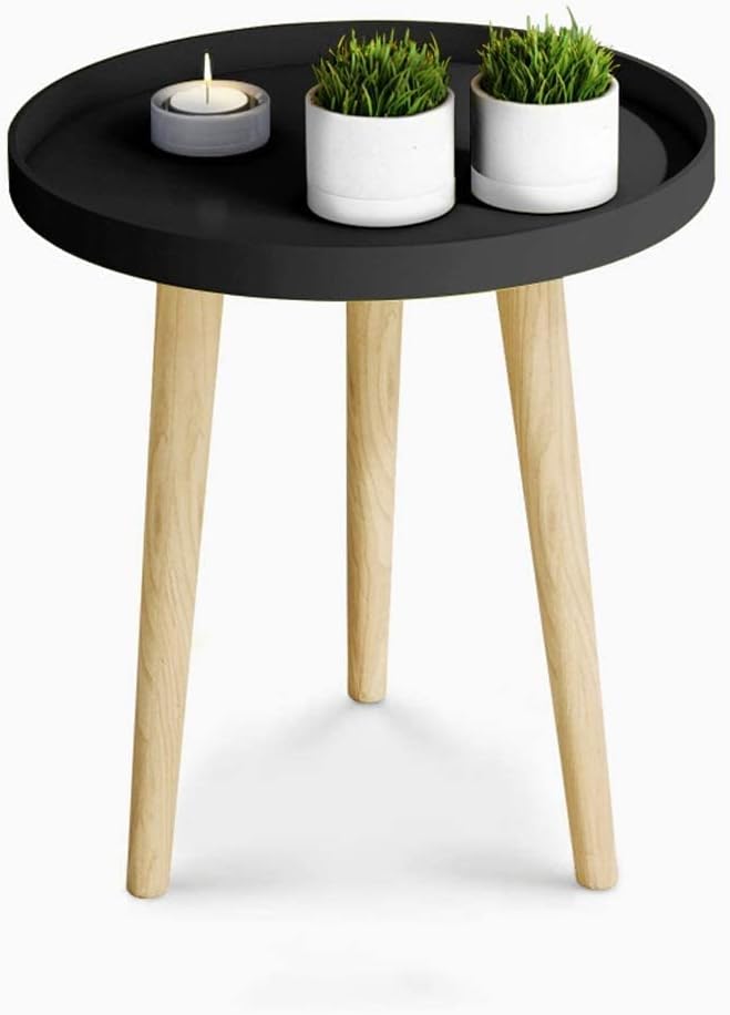 Side Table/End Table,Coffee Table Nordic Small Round Table Simple Bedroom BedBalcony Simple Sofa Table XINYALAMP