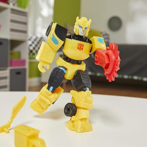 MixMashers Bumblebee figurine personnalisable à mélanger et combiner avec accessoires Transformers Dès - vue 8