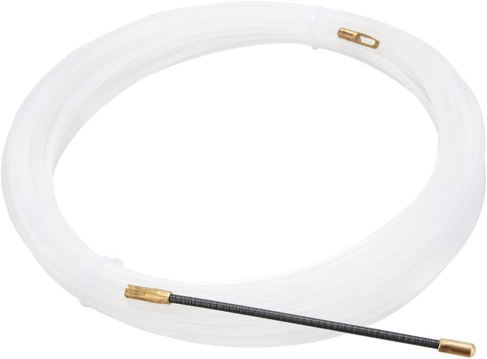 topolenashop Sonda Tiracavi Passacavi Professionale 20 metri Ø 3mm Sonda Elettricista Molla Elettricista per L’Installazione di Cavi, con terminali fissi (20m) 2308998