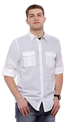 Calvin Klein BTD L/S Solid Linen Long Sleeve Shirt