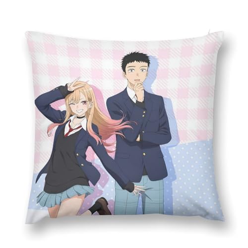 形状保持 その着せ替え人形は恋をする ボルスターカバー ミニマル ソファ 新生活 18 "x18 "