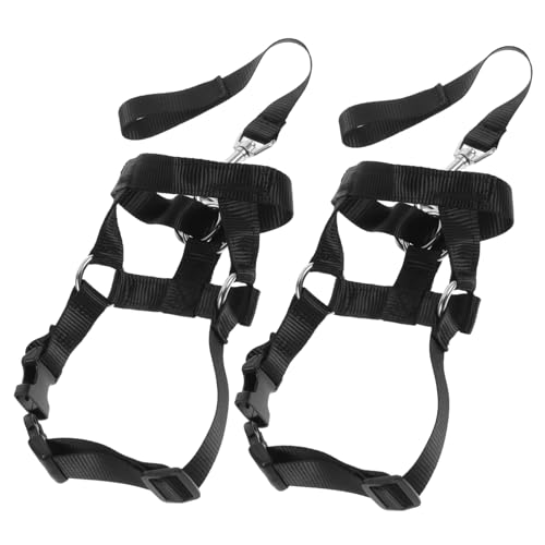 ibasenice Bulldog Muzzle Training Kit Soft Mesh Muzzle Leash Training Belt for Dogs