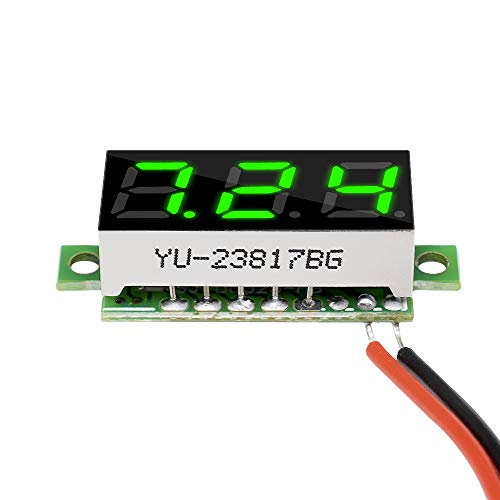 Diymore 030516LV10 10Pcs Mini Digital 0.28 Inch 2 Wire Led Panel Display Voltage Tester Voltmeter Dc Volt Meter thumb #7