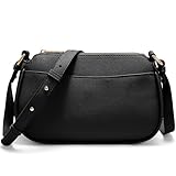 Goinsound Crossbody Purses for Women - Retro Classic Shoulder Handbags for Everyday Use with Multi Pocket Black