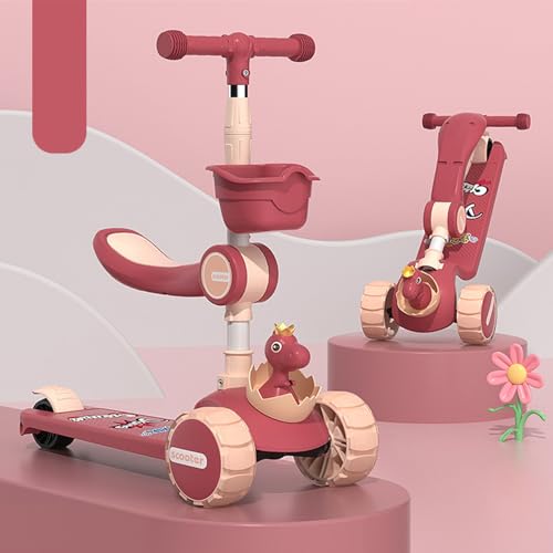 Opiniones y reviews de Patinete niños cars que Puedes comprar On-line. 31 Scooters/Patinete de 3 LED Ruedas para Niños, Plegable, 3 Ajustable de Altura, con Cesta, Asiento, Patín de Diablo Monopatin, Scooter Música Juguete Infantil para de 3-10 Años...