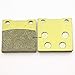 Master Chen Front Rear Brake Pads Brakes for Kawasaki ZRX ZR 1100 1997-2000 - ZRX ZR 1200 R/S 2001-2007 - ZX 12 R 2000-2003 - Ninja ZX 7R 750 1996-2003 MC0079