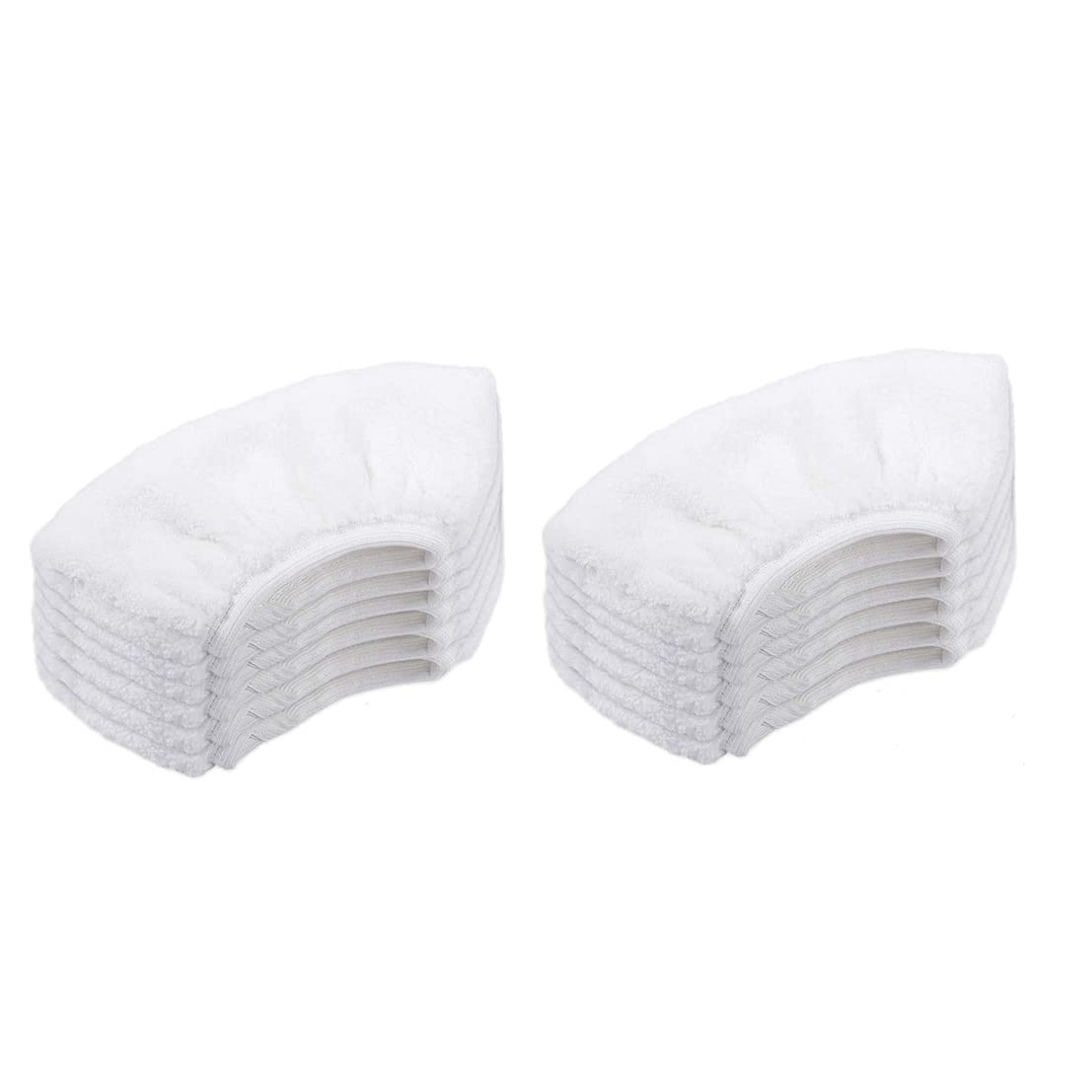 Geuxe 12 PCS Mop Cloth Cover for Easyfix SC1 SC2 SC3 SC4 SC5 SV7 Replacement Steam Cleaner Rags Pads