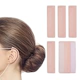 4Pack Nasal Cannula Ear Cushions, Satin Comfortable Ear Protectors for Oxygen Tubing Oxygen Cannula Ear Cushions for Oxygen Users Reduce Ear Pain and Cheek Red Marks and Discomfort Oxygen Accessories