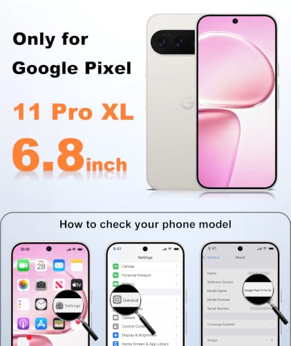 Image of FNTCASE for Google Pixel 11 Pro XL Case Hot Pink: Fit for MagSafe