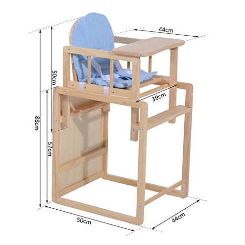 HOMCOM Seggiolone Multifunzione per Bambini con