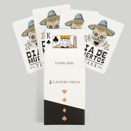 Naipes estilo Día de los Muertos, 52 cartas poker miniatura 6