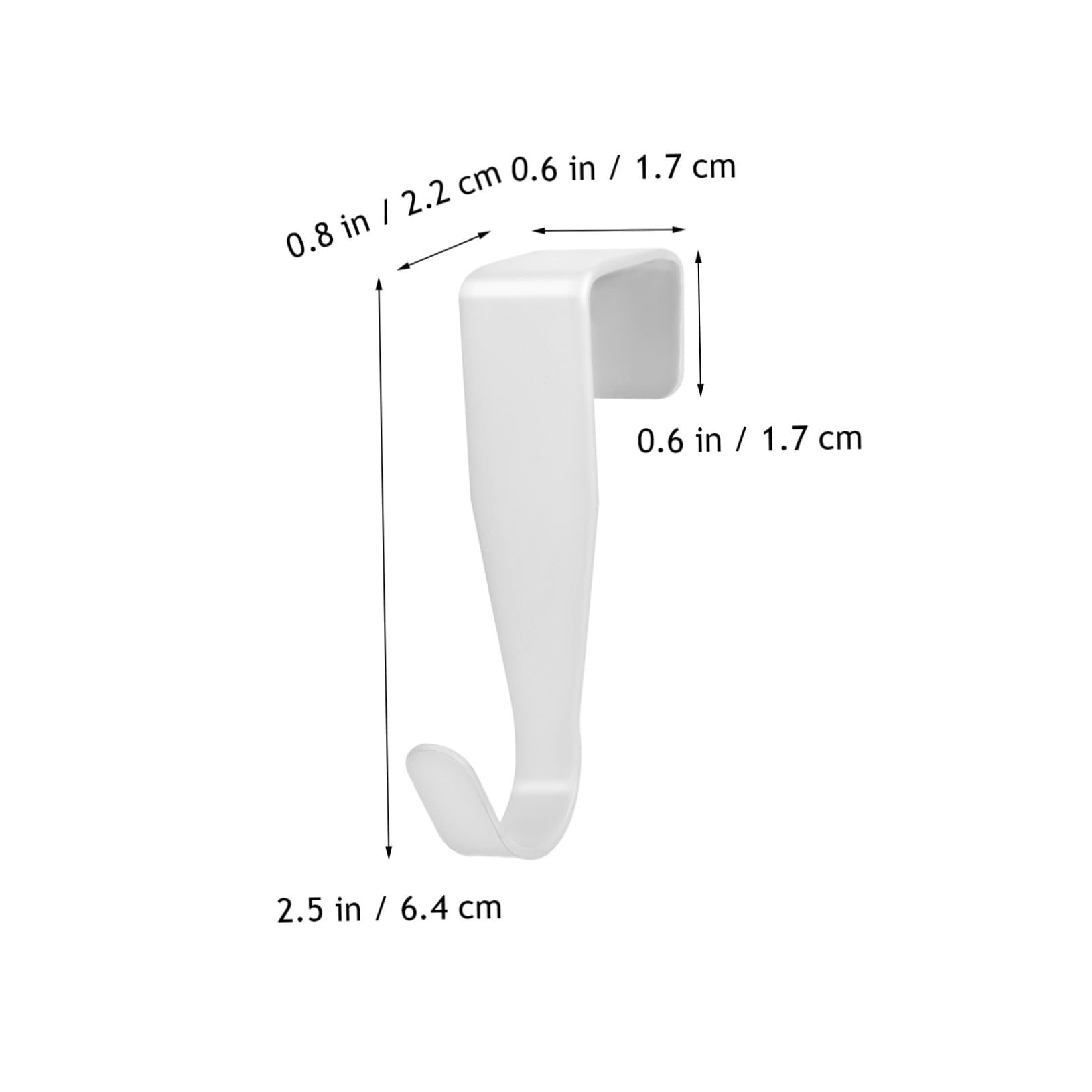 ARTIBETTER Cabinet Door Hooks 16pcs Heavy Duty No Drill Kitchen Bathroom Wardrobe Coat Decorative Towel Shower Storage