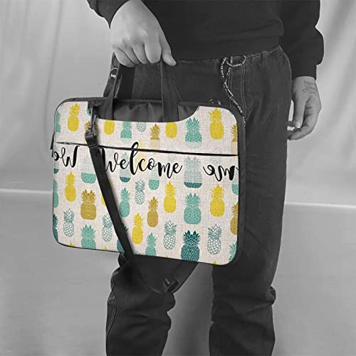 Bolso maletín para laptop unisex negro 13 pulgadas miniatura 2