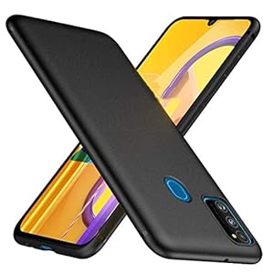 NSTARBack Cover for Samsung Galaxy M21 / M30S /M21 2021 (Matte|Black)