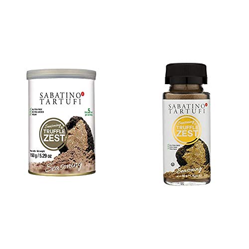 Sabatino Tartufi Truffle Zest Seasoning Bundle (1.76 oz, 5.29 oz)