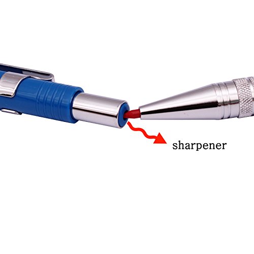 Crayon mécanique 2.0 mm Java Pen avec 12 mines HB colorées pour dessin - 3