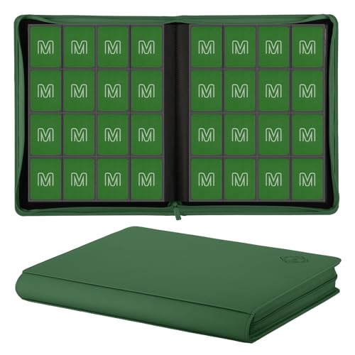 Premium Card Binder 16 Pocket,Trading Card Binder Holds up to 1000+Cards