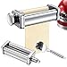 Produktbild Gdrtwwh Nudelroller Blattaufsatz für KitchenAid Standmixer, Edelstahl Pasta Maker Zubehör mit Nudelgitterrolle und Reinigungsbürste für Ravioli, Lasagne