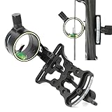 FQH Compoundbogen-Einpunktvisier 0,019" Glasfaser-Visier aus Aluminiumlegierung für die Jagd im Freien und das Bogenschießtraining Zubehör für Bögen