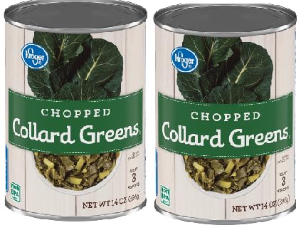 Chopped Collard Greens (2 Cans, 14 oz. each)