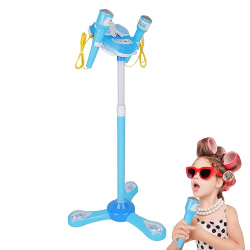 Máquina De Karaoke Para Niños | Micrófono Para Máquina Karaoke,Juguetes De Micrófono Con Soporte, Para, Juegos Musicales Interactivos | Para Uso Doméstico