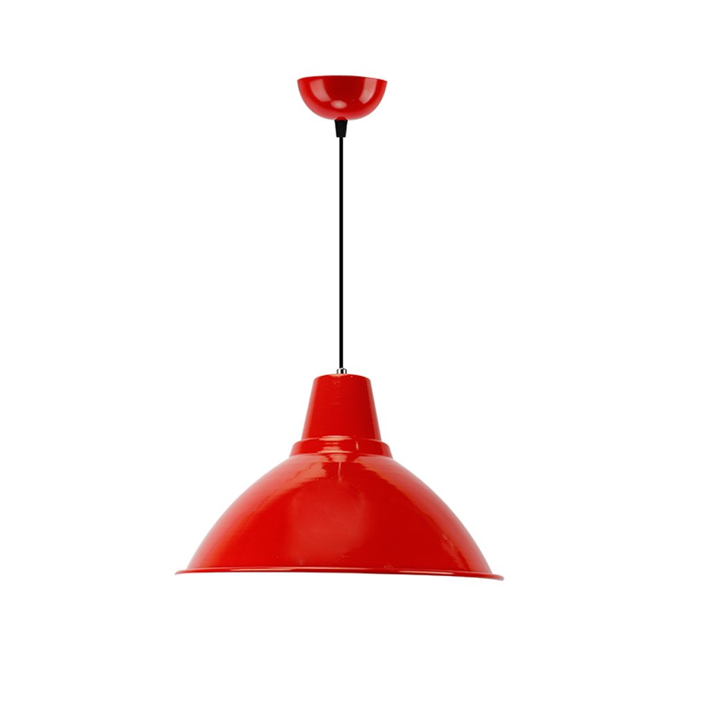 Chandelier loft rouge pour illuminer votre table de restaurant