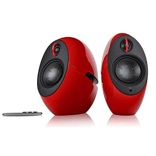 Edifier E25HD Luna Eclipse Enceintes Bluetooth 4.0 avec télécommande Rouge - Les Beatles, Paul McCartney, John Lennon, RIngo Starr, George Harrison