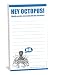 Grocery List Magnet - Pad Funny Octopus Shopping List Magnetic Pad - To Do Meal Planner