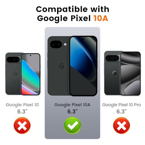Coque Google Pixel 10A antichoc béquille violette et verre de protection